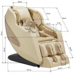 Sakura Confort_Plus 806 Beige (21) Fauteuil de Massage Sakura Confort Plus 806 Beige - Fauteuil massant de luxe - Fauteuil de massage professionnel - Fauteuil de massage SPA - Fauteuil de massage haut de gamme