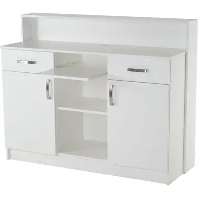 Meuble d'accueil BRILL - Comptoir de réception pour salon de coiffure - Comptoir d'accueil BRILL - mobilier de coiffure professionnel - Comptoir caisse BRILL