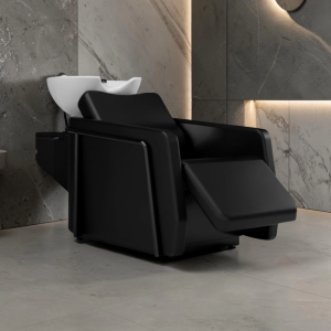 bac à shampoing HERA – lave‑tête électrique professionnel – bac de lavage ergonomique – fauteuil shampoing haut de gamme – station de lavage coiffure – vasque orientable salon – mobilier coiffure premium – fauteuil shampoing réglable – bac shampoing design moderne – lave‑tête confort client – bac coiffure électrique – mobilier salon durable – fauteuil shampoing noir mat – bac de lavage silencieux – station shampoing sophistiquée