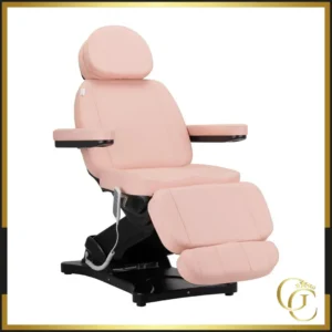Fauteuil de soins électrique Classic 3 moteurs Rose - Fauteuil de soins esthétique électrique - mobilier esthétique professionnel - fauteuil de soins esthétique professionnel - fauteuil esthétique professionnel