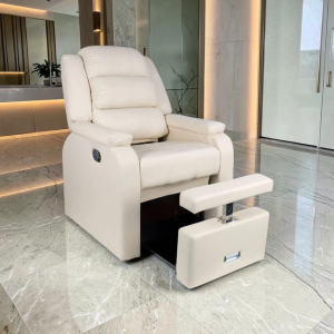 HILTON Beige (1) Hilton Spa pedicure chair - eco leather pedicure chair - professional pedicure chair - black aesthetic pedicure chair - adjustable pedicure chair - comfortable pedicure chair - beauty institute pedicure chair - high-end pedicure chair - drawer-equipped pedicure chair - spa pedicure chair design - ergonomic pedicure chair - wide seat pedicure chair - reclining backrest pedicure chair - adjustable footrest pedicure chair - aesthetic premium furniture pedicure chair