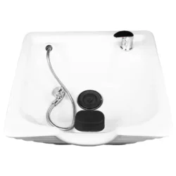 Hair System HSB07 (1) Bac à shampoing Hair system HSB07 - Bac de lavage Hair system HSB07 - Bac à shampoing professionnel - Bac de lavage pour salon de coiffure - Mobilier de coiffure professionnel
