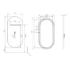 Miroir de coiffure LOOP - Poste de coiffage LOOP - Mobilier pour salon de coiffure - Coiffeuse avec miroir Led - Poste de coiffure professionnel