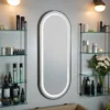 Miroir de coiffure LOOP CB - Poste de coiffage LOOP CB - Mobilier pour salon de coiffure - Coiffeuse avec miroir Led - Poste de coiffure professionnel
