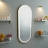 Miroir de coiffure LOOP CG - Poste de coiffage LOOP CG - Mobilier pour salon de coiffure - Coiffeuse avec miroir Led - Poste de coiffure professionnel