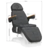 Fauteuil de soins esthétique lux 273b gris - mobilier esthétique pour salon SPA - Mobilier Esthétique Professionnel - Fauteuil Esthétique Électrique - Fauteuil de Tatouage Lux 273B Gris