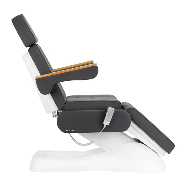 Fauteuil de soins esthétique lux 273b gris - mobilier esthétique pour salon SPA - Mobilier Esthétique Professionnel - Fauteuil Esthétique Électrique - Fauteuil de Tatouage Lux 273B Gris