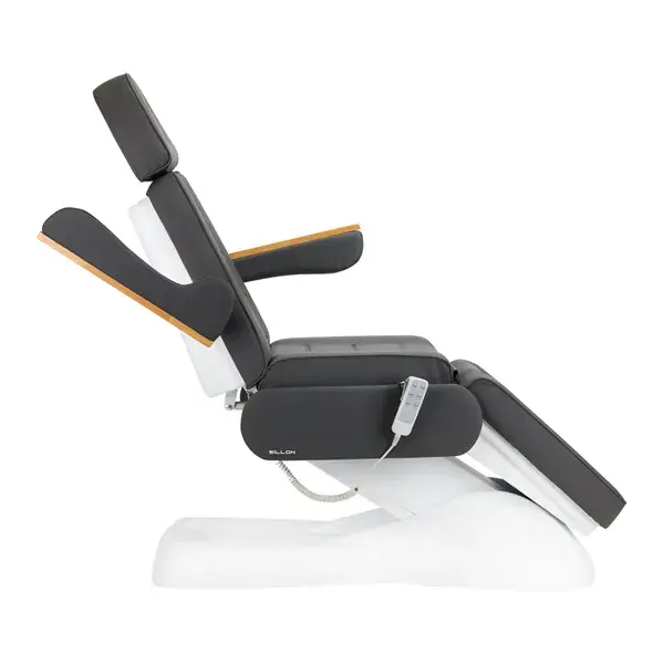 Fauteuil de soins esthétique lux 273b gris - mobilier esthétique pour salon SPA - Mobilier Esthétique Professionnel - Fauteuil Esthétique Électrique - Fauteuil de Tatouage Lux 273B Gris