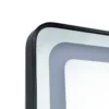 REC_CB (1) Miroir de coiffure rec cb - Poste de coiffage rec cb - Mobilier pour salon de coiffure - Coiffeuse avec miroir Led - Poste de coiffure professionnel