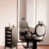 Miroir de coiffure rec cb - Poste de coiffage rec cb - Mobilier pour salon de coiffure - Coiffeuse avec miroir Led - Poste de coiffure professionnel