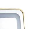 REC_CG (5) Miroir de coiffure rec cg - Poste de coiffage rec cg - Mobilier pour salon de coiffure - Coiffeuse avec miroir Led - Poste de coiffure professionnel