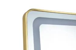 Miroir de coiffure rec cg - Poste de coiffage rec cg - Mobilier pour salon de coiffure - Coiffeuse avec miroir Led - Poste de coiffure professionnel