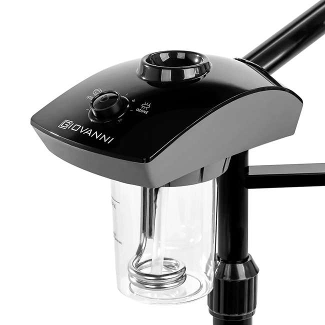 Vapozone professionnel -Appareil vapeur visage -Vaporisateur esthétique - Vapeur ozone esthétique - Vapozone avec lampe loupe - Équipement soins du visage - Vapozone multifonction - Machine vapeur institut beauté - Vapozone LED professionnel - Appareil nettoyage de peau