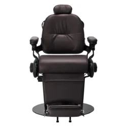 Fauteuil de Barbier Électrique GABIN BR - Fauteuil Barbier Électrique GABIN BR - Chaise Barbier Électrique GABIN BR - Meuble pour salon de coiffure - mobilier de coiffure professionnel