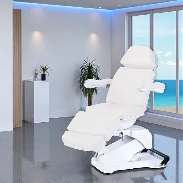 Fauteuil esthétique électrique Margot - Fauteuil soins esthétique 4 moteurs - Fauteuil de soins esthétique professionnel - Fauteuil esthétique électrique professionnel - Mobilier esthétique professionnel
