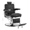 Fauteuil de barbier anders black - Fauteuil barbier Anders black - chaise barbier Anders black - mobilier de coiffure professionnel - Fauteuil barbier professionnel