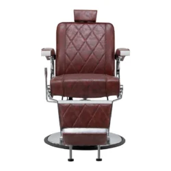 Fauteuil de barbier Anders Red - Fauteuil barbier Anders Red - chaise barbier Anders Red - mobilier de coiffure professionnel - Fauteuil barbier professionnel