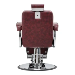 Fauteuil de barbier Anders Red - Fauteuil barbier Anders Red - chaise barbier Anders Red - mobilier de coiffure professionnel - Fauteuil barbier professionnel
