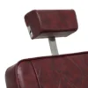 Fauteuil de barbier Anders Red - Fauteuil barbier Anders Red - chaise barbier Anders Red - mobilier de coiffure professionnel - Fauteuil barbier professionnel