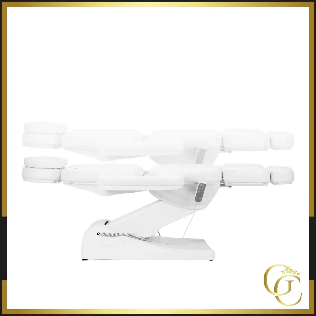 Fauteuil Esthétique Électrique Sillon Luxury Blanc - Fauteuil de soins esthétique électrique - fauteuil esthétique électrique professionnel - Mobilier esthétique professionnel - Mobilier professionnel institut de beauté