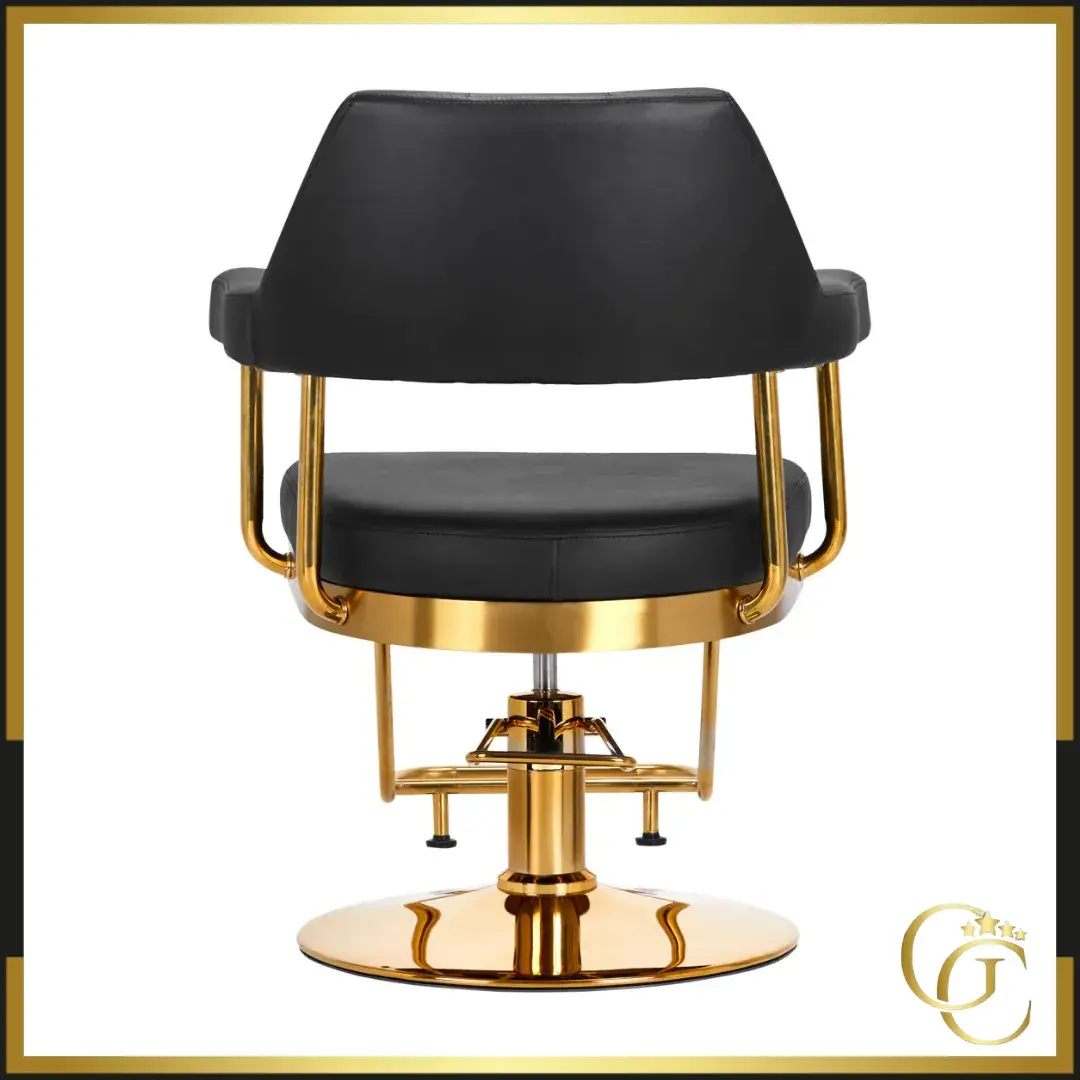 Fauteuil de coiffure GRANDA Gold Black - Chaise de coiffure GRANDA Gold Black - mobilier de coiffure professionnel - fauteuil de coiffure professionnel - meuble pour salon de coiffure