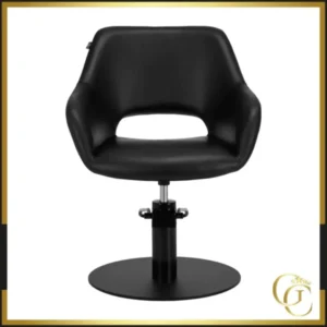 Fauteuil de coiffure Sevilla Black - Chaise de coiffure Sevilla Black - Meuble pour salon de coiffure - Mobilier de coiffure professionnel - Fauteuil de coiffure professionnel