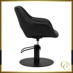 Fauteuil de coiffure Sevilla Black - Chaise de coiffure Sevilla Black - Meuble pour salon de coiffure - Mobilier de coiffure professionnel - Fauteuil de coiffure professionnel