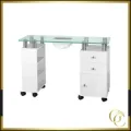 Manicure table with integrated vacuum cleaner 013b - Manicure Table With Vacuum Cleaner - professional nail technician table - professional beauty furniture - LANA Manicure Table