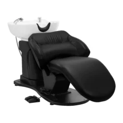 Trycho Black (6) Bac à shampoing Électrique trycho black - Bac de lavage électrique Trycho - Bac à Shampoing électrique professionnel - Bac à Shampoing salon de coiffure - mobilier de coiffure professionnel
