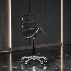 AM-880 Noir (1) tabouret esthétique professionnel - siège esthéticienne ergonomique - tabouret de soin hydraulique - mobilier salon de beauté - tabouret professionnel pivotant - siège de massage à roulettes - tabouret manucure pédicure - équipement institut esthétique - tabouret assise matelassée - mobilier esthétique haut de gamme - tabouret de coiffure professionnel - tabouret esthétique à roulettes - tabouret selle de cheval - siège assis debout professionnel - mobilier de coiffure et esthétique - tabouret ergonomique avec dossier - réglage hauteur vérin à gaz - mousse haute densité résiliente - piétement chrome étoile - roulettes anti-cheveux - tabouret de coupe coiffeur - tabouret pour tatoueur - siège de massage et soin - tabouret manucure et pédicure - revêtement simili-cuir lavable