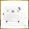 Bain de pieds azzurro a023 - Bain de massage pour pieds - Bac pédicure spa - Bain de pieds professionnel - mobilier esthétique & spa