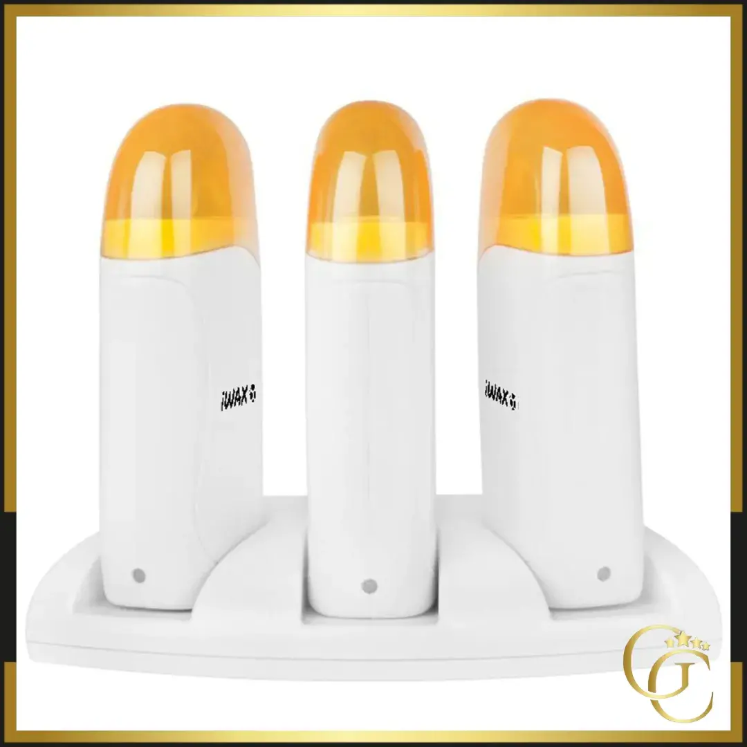 Chauffe Cire Professionnel Trio 120W - Chauffe Cire Trio 120W avec Base - Chauffe Cire Kit Trio - Chauffe Cire cartouches Trio - equipement esthétique professionnel