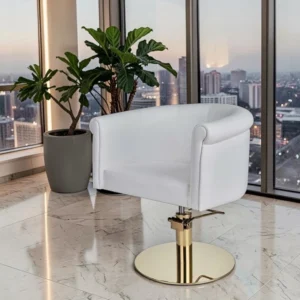 Fauteuil Reflection (1) Fauteuil de coiffure levante- chaise de coiffure levante - fauteuil de coiffure professionnel - mobilier pour salon de coiffure - meuble pour salon de coiffure