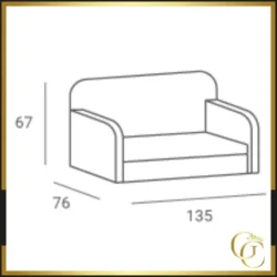 1-seater vip waiting chair VIP Waiting Chair 1 Seater - Hairdressing Salon Chair - Waiting Chair 2 Seater - Waiting Room Chair - professional hairdressing furniture