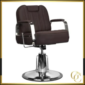 Fauteuil de Barbier STERN Brown - Chaise de Barbier STERN Brown - fauteuil barbier professionnel - mobilier barbier professionnel - fauteuil de barbier vintage