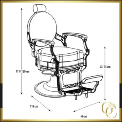 CLASSIC barber chair - CLASSIC barber chair - CLASSIC barber chair - professional barber chair - vintage barber chair