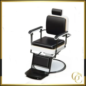 Fauteuil de barbier Serge B - Fauteuil barbier Serge B - Fauteuil de coiffure pour homme - Chaise de barbier Serge B - Fauteuil barbier professionnel