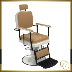 Fauteuil de barbier Serge BE - Fauteuil barbier Serge BE - Fauteuil de coiffure pour homme - Chaise de barbier Serge BE - Fauteuil barbier professionnel