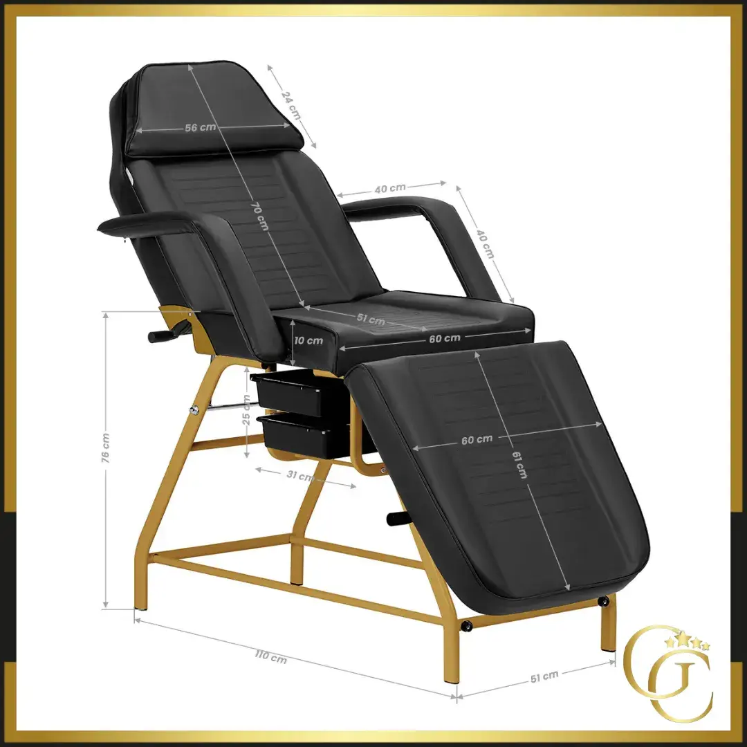 Fauteuil de soins esthétique 557GB - fauteuil esthétique professionnel - mobilier esthétique professionnel - mobilier esthétique haut de gamme - Fauteuil esthétique 557GB
