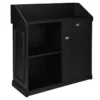 Lexus Maxi Black (1) Cashier's counter LEXUS Maxi - Reception furniture LEXUS Maxi - Reception furniture LEXUS Maxi - Hairdressing reception counter - professional hairdressing furniture