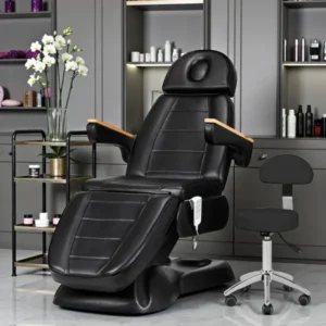 Pack fauteuil esthétique avec tabouret - Fauteuil Sillon Lux 273b - Tabouret Am-304 black - mobilier esthétique professionnel - Mobilier Esthétique Haut de Gamme