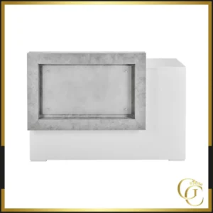 Meuble d'accueil roma - comptoir caisse roma - Meuble d'accueil salon de coiffure - meuble de reception roma - mobilier de coiffure professionnel