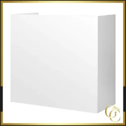 Thor White Welcome Desk - Thor White Reception Desk - Thor White Cashier Counter - Professional hairdressing furniture - Thor White Welcome Counter