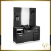 Poste de Coiffage Gabbiano B085B - Coiffeuse barbier Gabbiano B085B - Poste de coiffure barbier - Mobilier barbier professionnel -Mobilier pour salon de coiffure