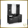 Poste de Coiffage Gabbiano B085B - Coiffeuse barbier Gabbiano B085B - Poste de coiffure barbier - Mobilier barbier professionnel -Mobilier pour salon de coiffure
