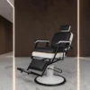 Fauteuil de barbier Serge B - Fauteuil barbier Serge B - Fauteuil de coiffure pour homme - Chaise de barbier Serge B - Fauteuil barbier professionnel - barbershop - barbier - mobicoiff - malys