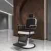 Fauteuil de barbier Serge B - Fauteuil barbier Serge B - Fauteuil de coiffure pour homme - Chaise de barbier Serge B - Fauteuil barbier professionnel - barbershop - barbier - mobicoiff - malys