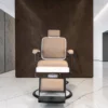 Fauteuil de barbier Serge BE - Fauteuil barbier Serge BE - Fauteuil de coiffure pour homme - Chaise de barbier Serge BE - Fauteuil barbier professionnel - barbershop - barbier - mobicoiff - malys