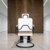 Fauteuil de barbier Serge BE - Fauteuil barbier Serge BE - Fauteuil de coiffure pour homme - Chaise de barbier Serge BE - Fauteuil barbier professionnel - barbershop - barbier - mobicoiff - malys