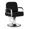 Fauteuil de Barbier STERN BLACK - Chaise de Barbier STERN BLACK - fauteuil barbier professionnel - mobilier barbier professionnel - fauteuil de barbier vintage